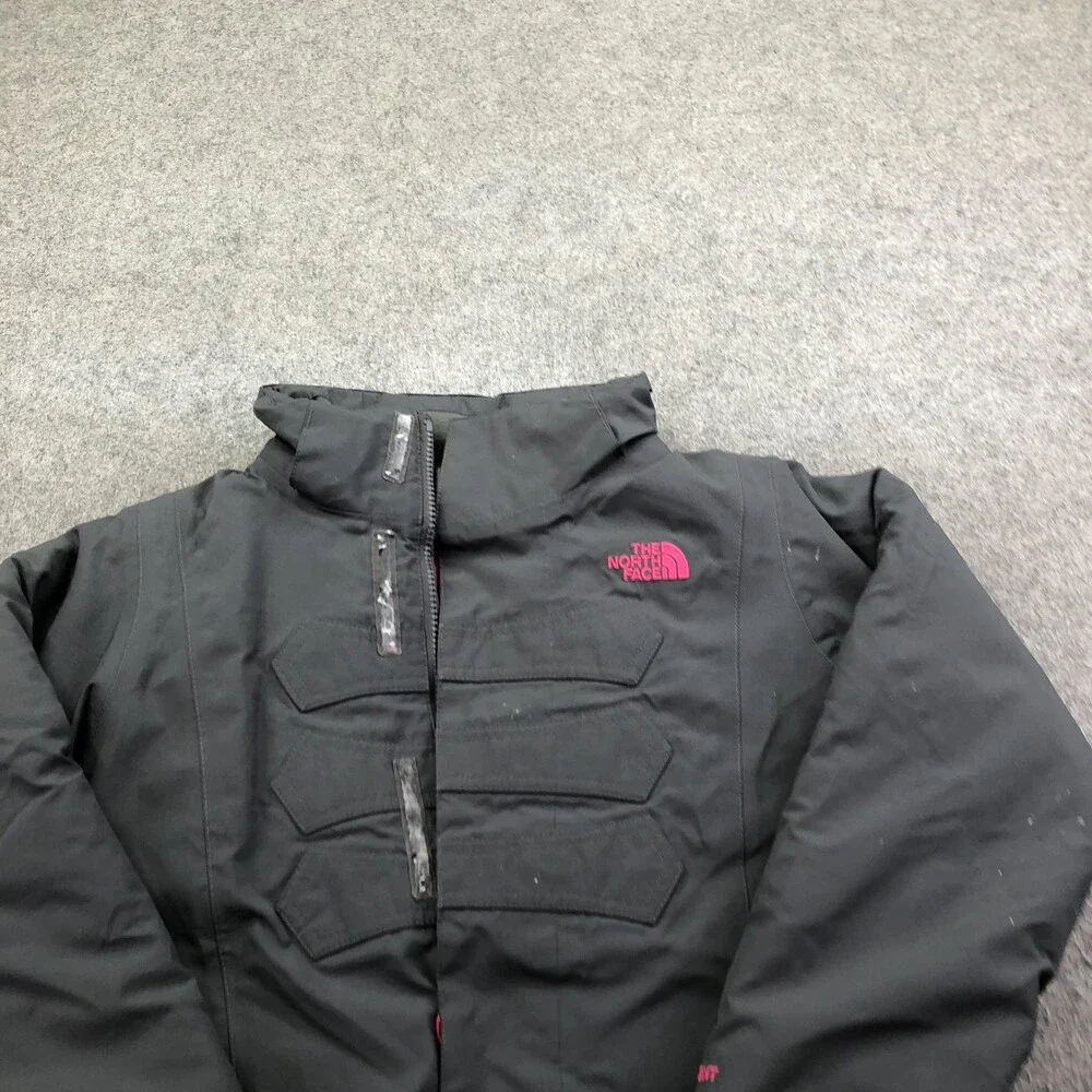 The North Face Jacket Girls Medium 10/12 Gray HyVent Insulated Ski Snow Winter